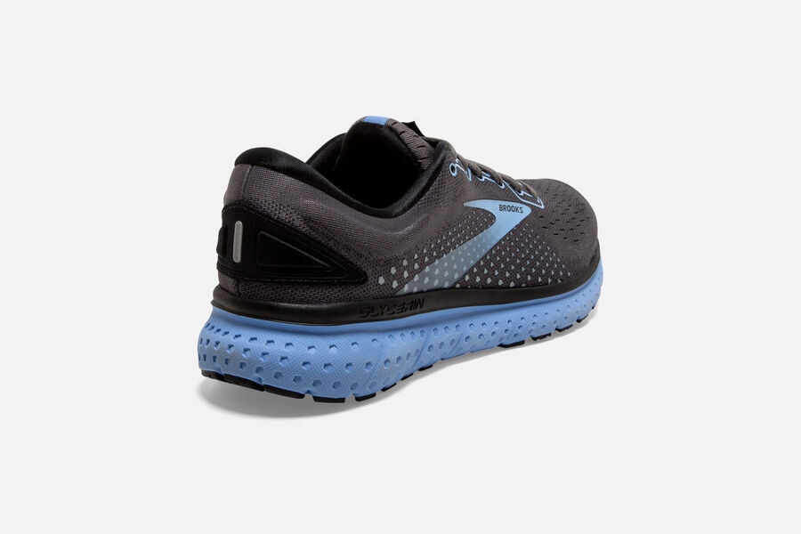 Brooks Glycerin 18 Road Running Shoes Womens - Black/Blue - YXTFC-9175